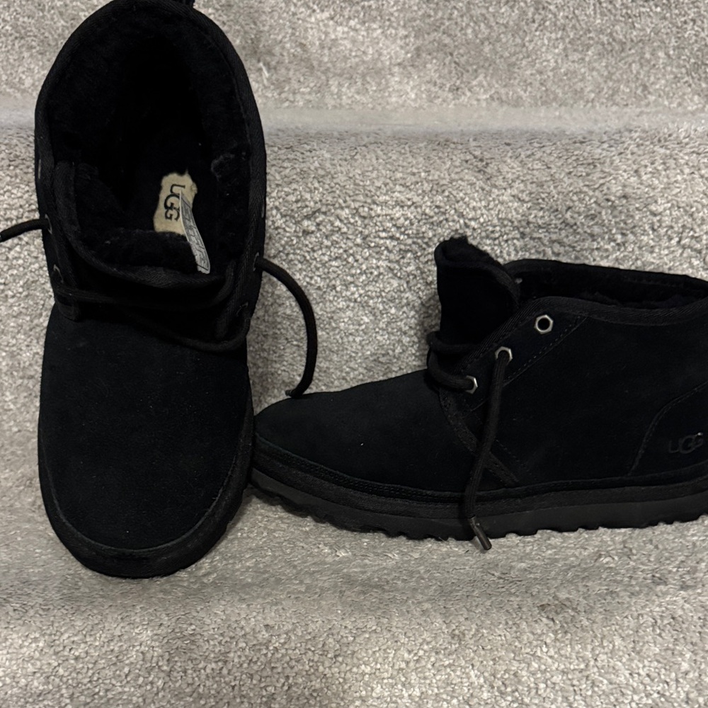 UGG Neumel Black Ankle Boots